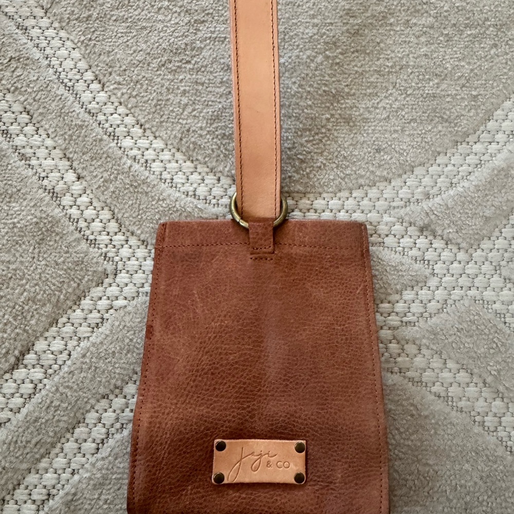 Jo & Co Brown Leather small project bag